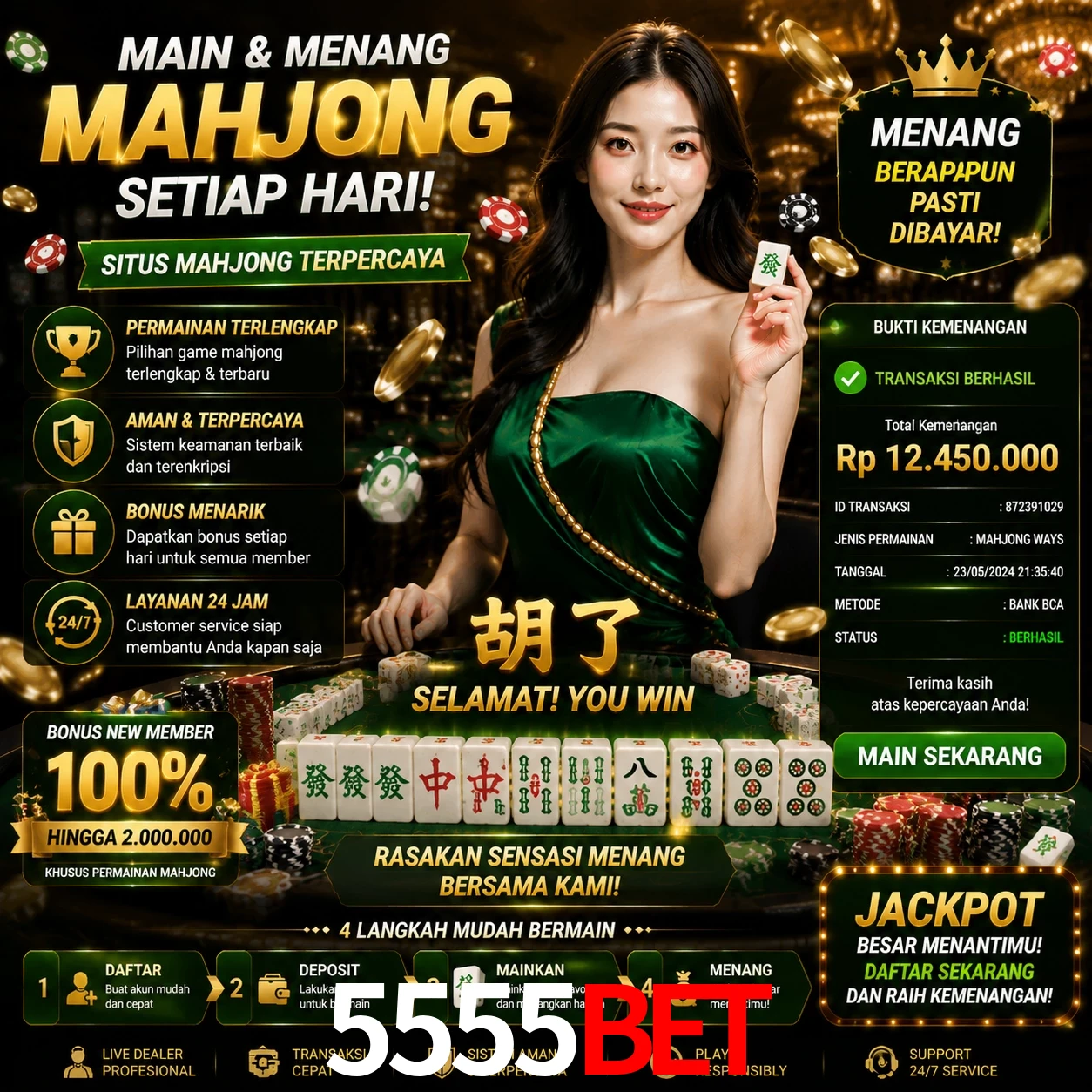 Ganhar e sacar na 5555bet